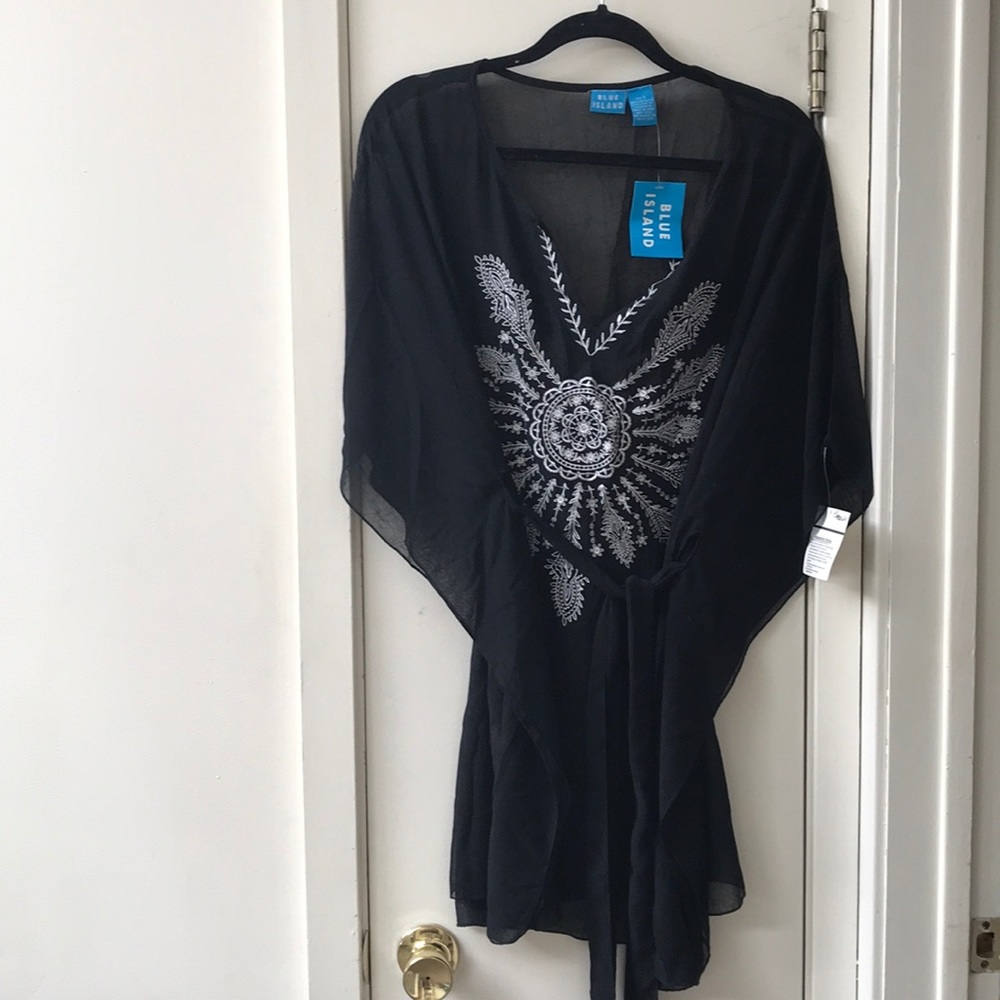 Blue island coverup NWT large